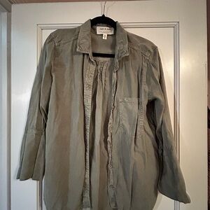 Cloth and Stone Olive Green Women's shirt